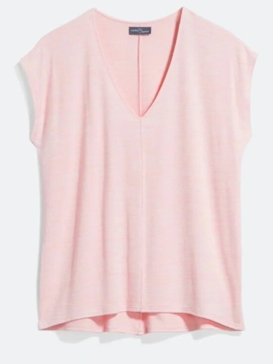 Market & Spruce Tops - Stitch Fix | Market & Spruce Tarza V-Neck Knit Top in Pink Heather